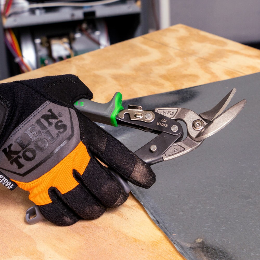 Klein Tools 2401R Offset Right-Cutting Aviation Snips