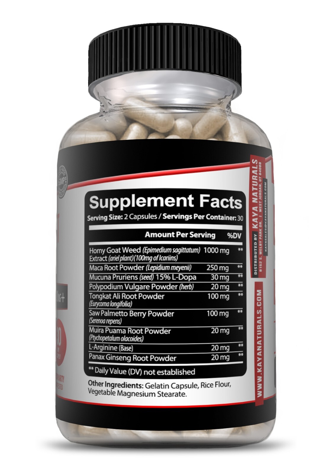 Horney Goat Weed for Men & Women-with Maca, Saw Palmetto, Ginseng, L-Arginine