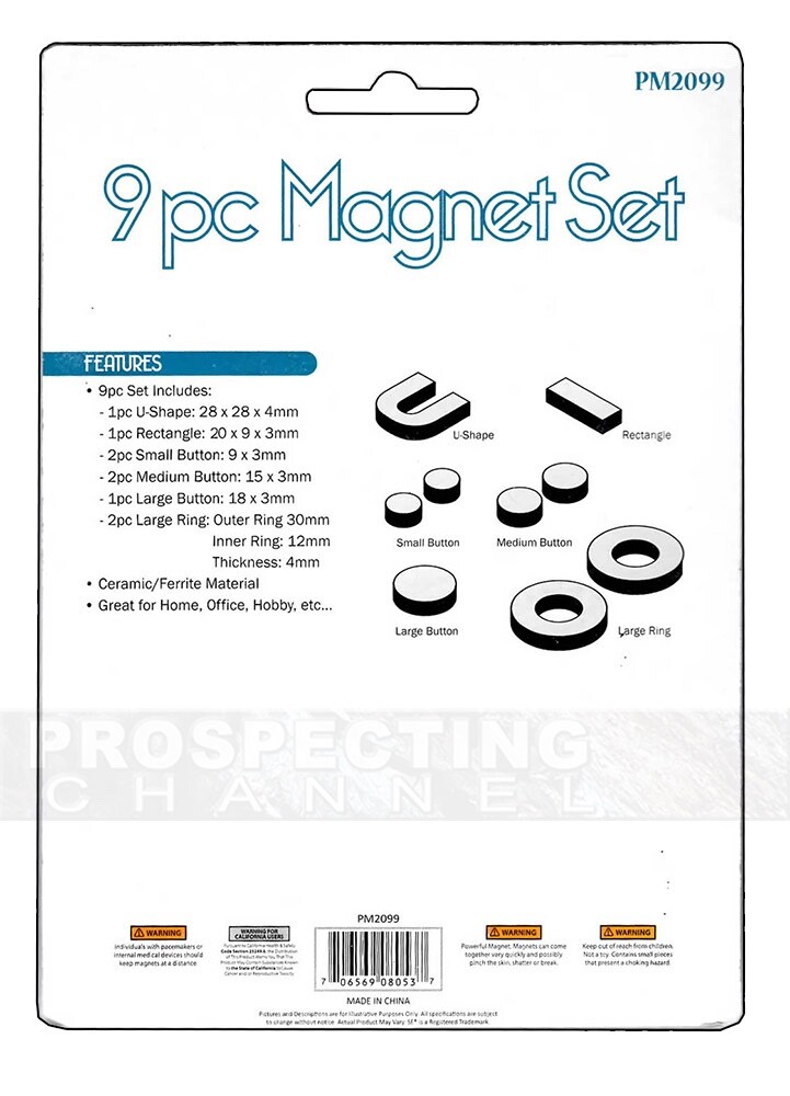 9 Piece MAGNET Set