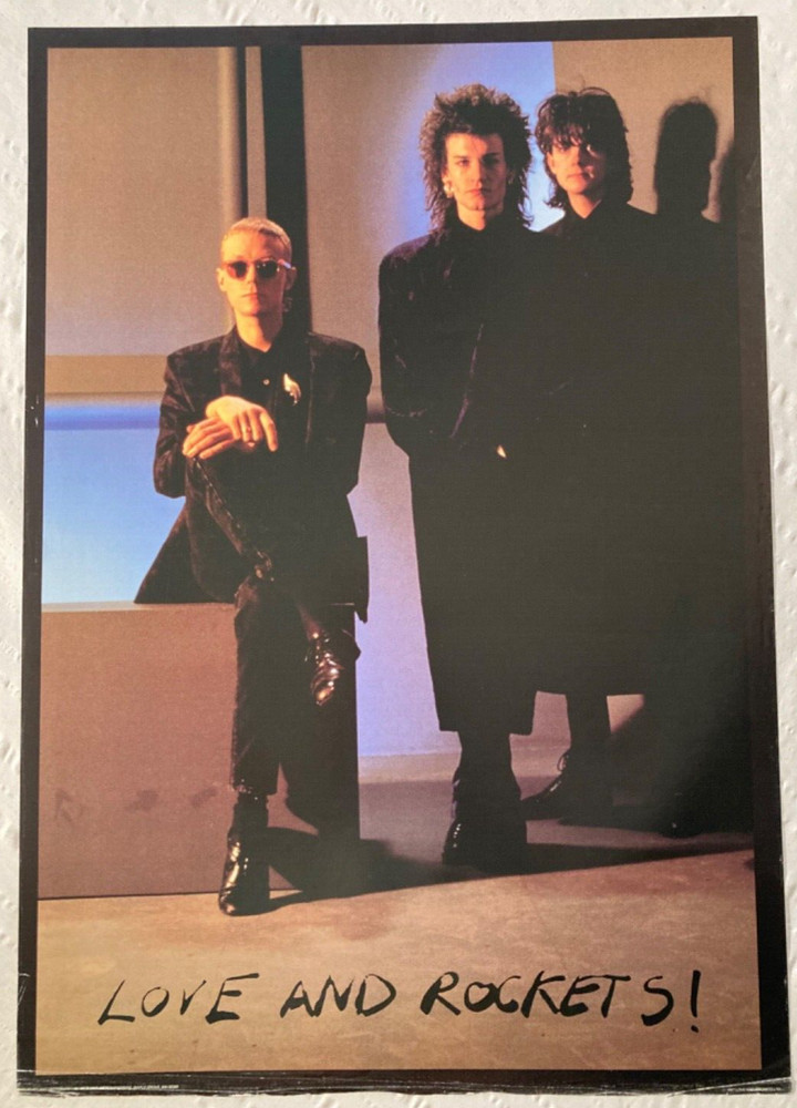 Love And Rockets 1987 Poster Nice Man Minnesota Bauhaus