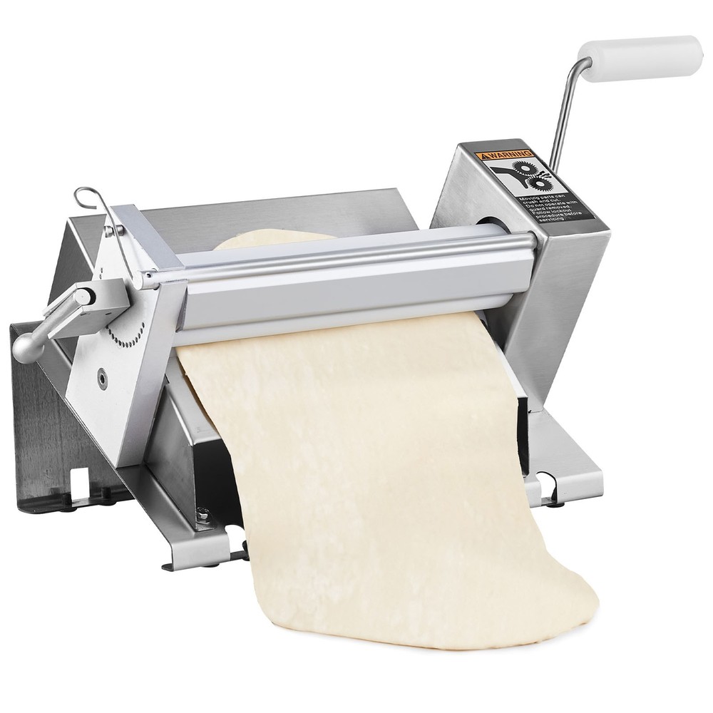 Manual Dough Sheeter Machine Max 1/2" Dough Roller Pastry Press Machine