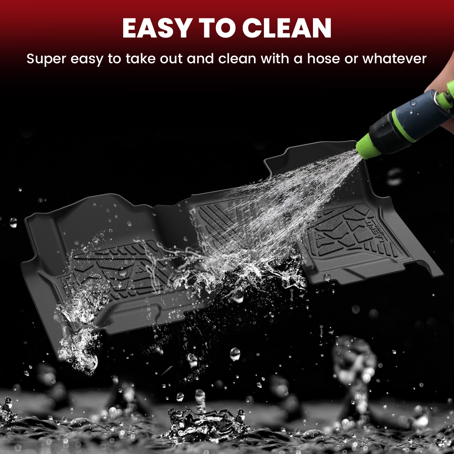 Floor Mats for Chevrolet Silverado 1500 / GMC Sierra 1500 2014-2018 Double Cab