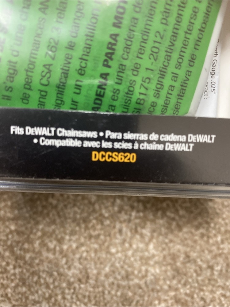 DEWALT 12 in Chainsaw Chain 45 Link DCCS620