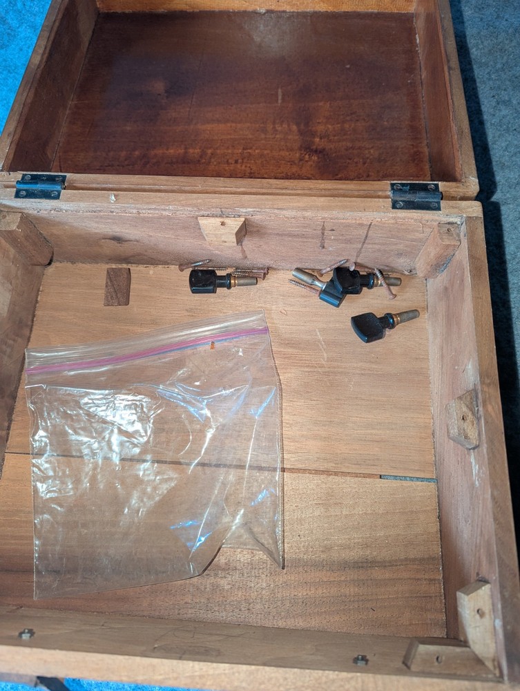 Antique Testing Set- Wheatstone Bridge, Wood Case, German