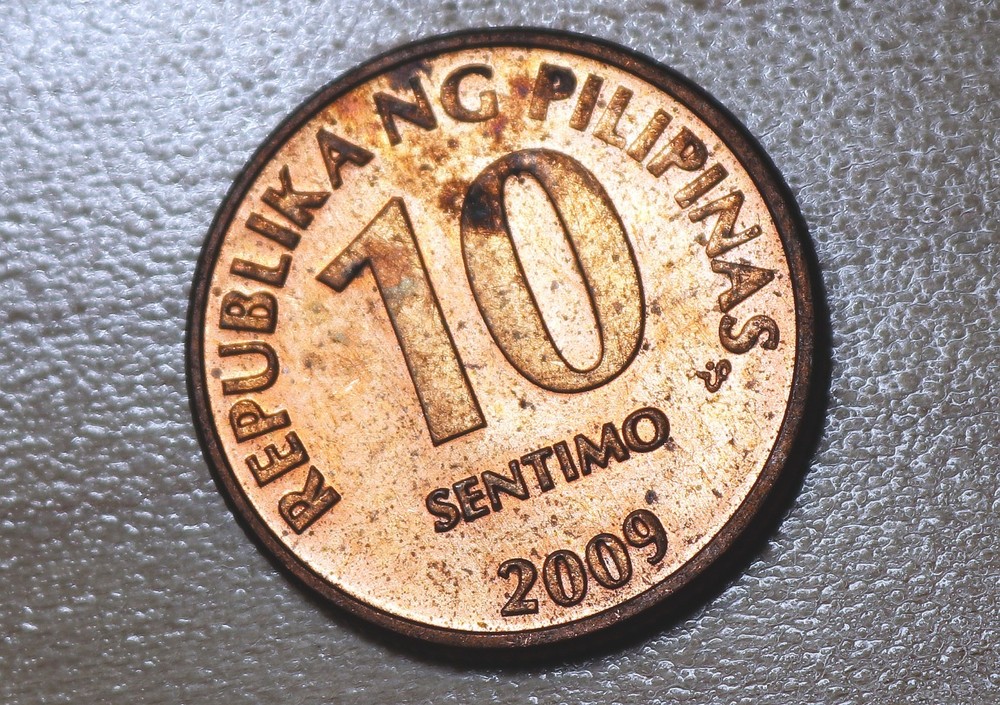 2009 Philippines 10 Sentimos Unc.