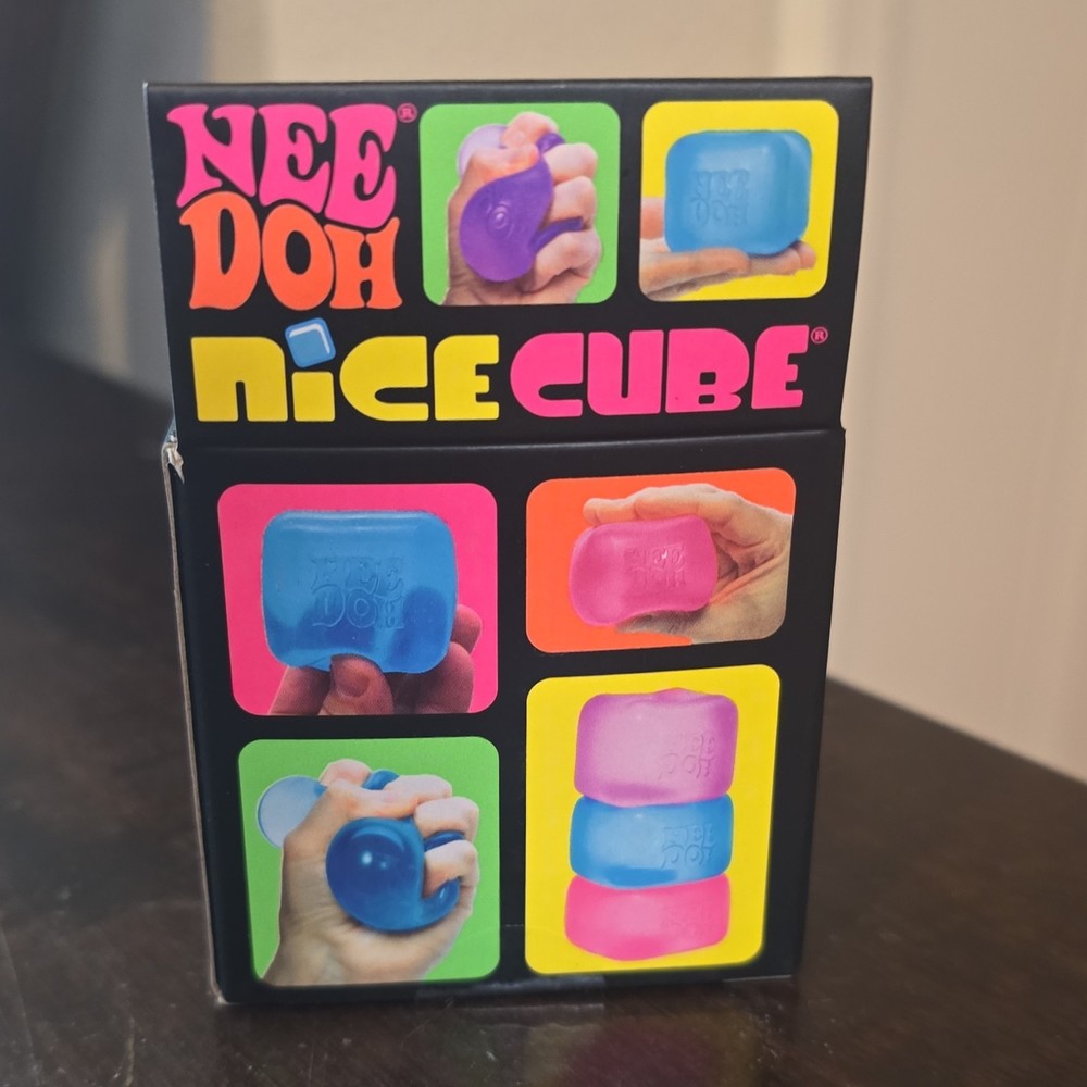 Schylling Nee Doh Super Solid Squish Squeeze Ball Purple 25352HY