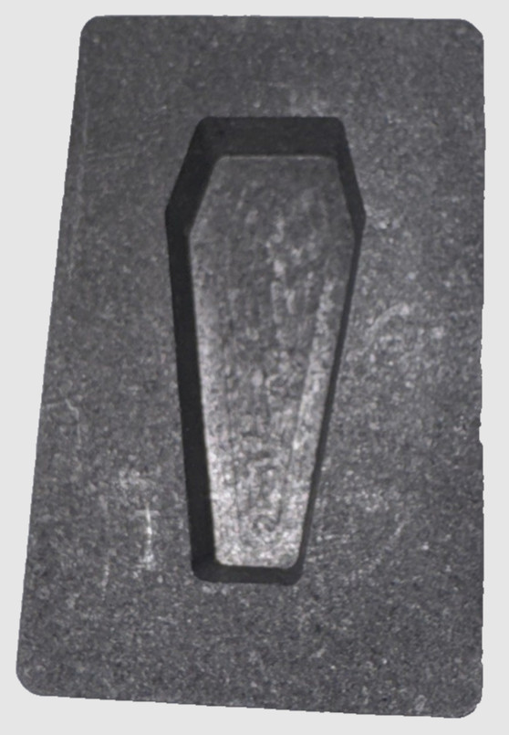 Graphite Ingot Mold for Casting 2 oz Silver Coffin