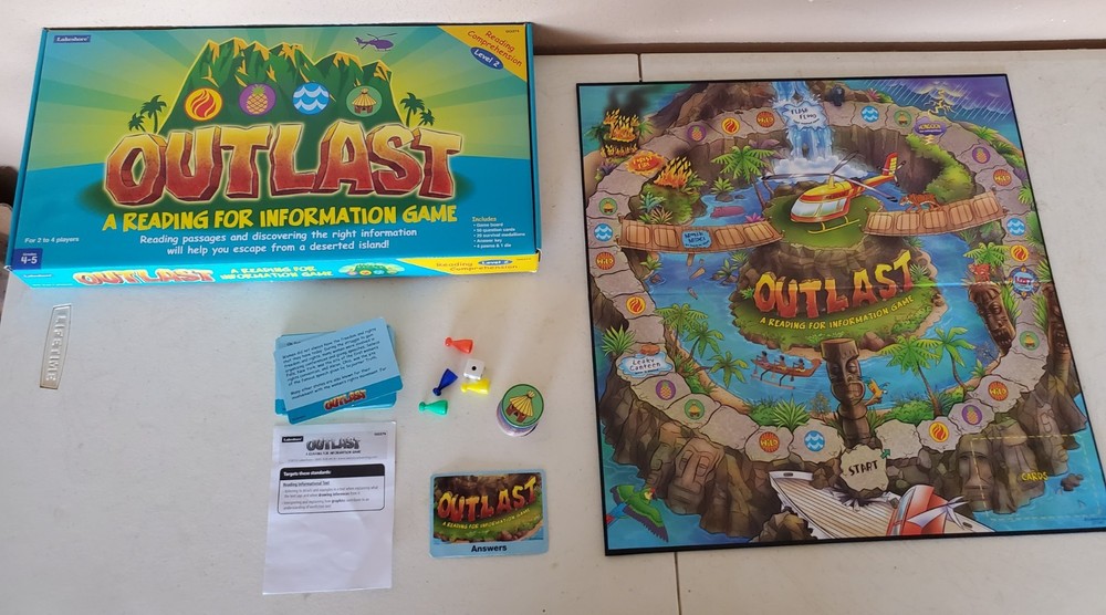 Lakeshore Learning Board Games Reading Comprehension Grades 4-5 Level 2