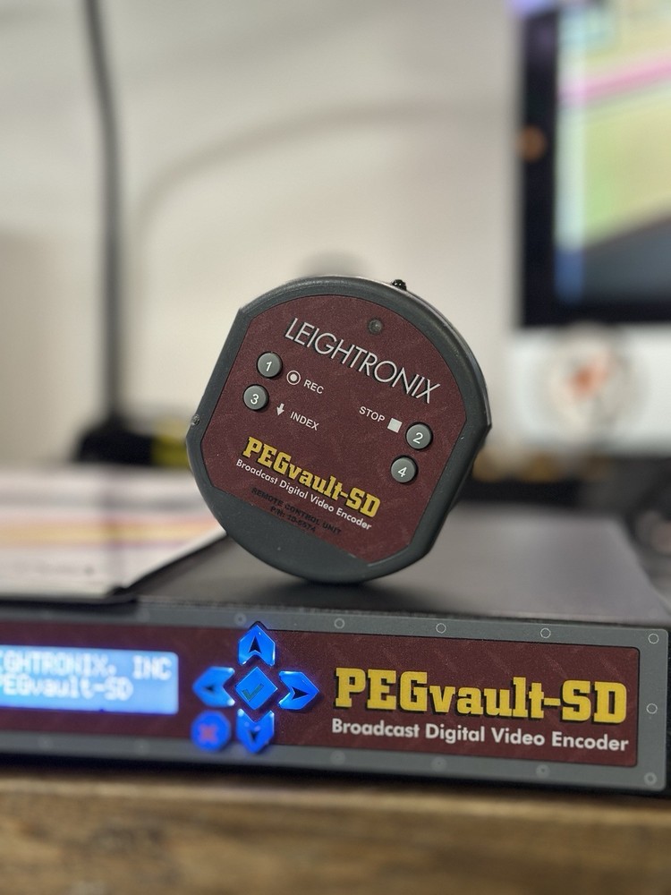 Leightronix PEGVault-SD Broadcast Digital Video Encoder W/ Remote / Manual +Rack