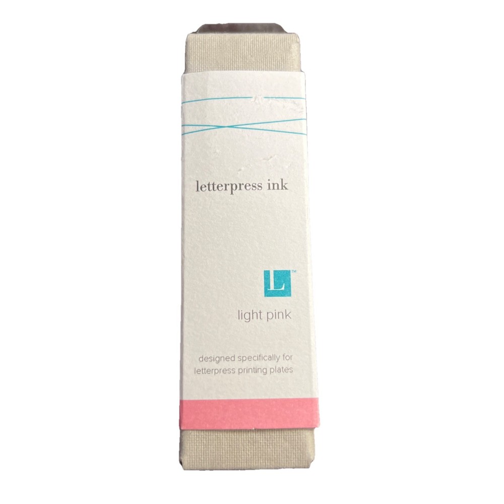Letterpress Ink Light Pink