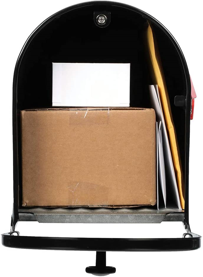 Gibraltar Mailboxes OM160BEC Outback Double Door Large Capacity Mailbox Black