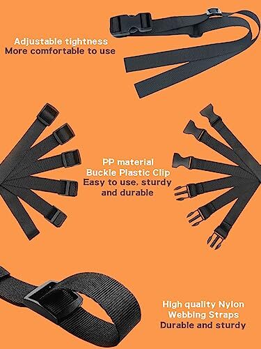 Backpack Chest Strap 2pcs Heavy Duty Adjustable Backpack Strap Quick Release ...