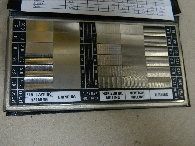 Flexbar 16008 Surface Roughness Standard Machinist Inspection