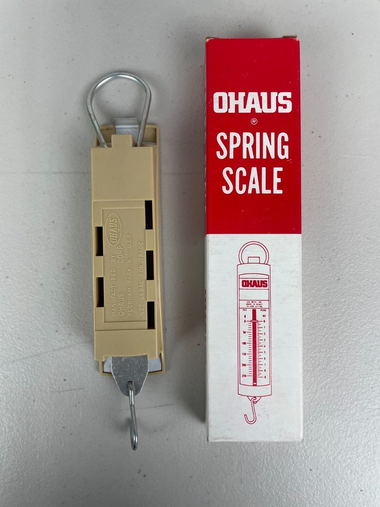 Vintage OHAUS Spring Scale With Box Read Description