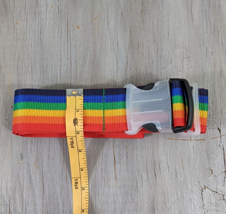 Rainbow Luggage Strap - Pride Roller Bag Strap Belt