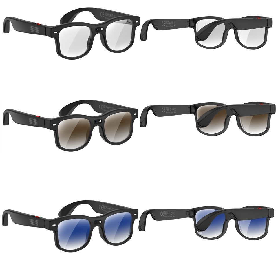 AI Camera Smart Glasses Multifunction Camera Bluetooth Call Voice