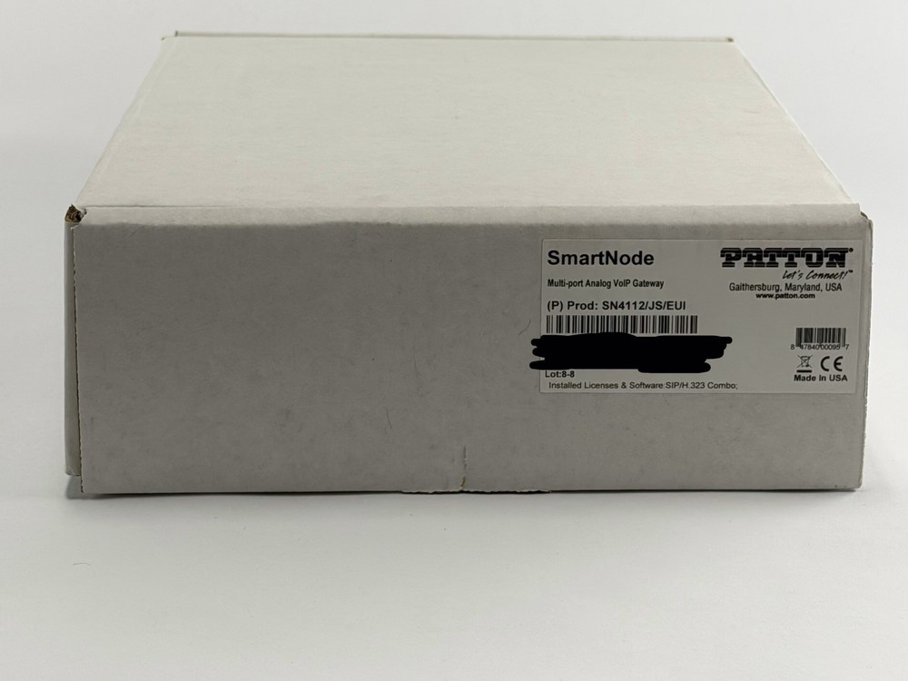 Patton SN4112 SmartNode Multi-port Analog VoIP Gateway