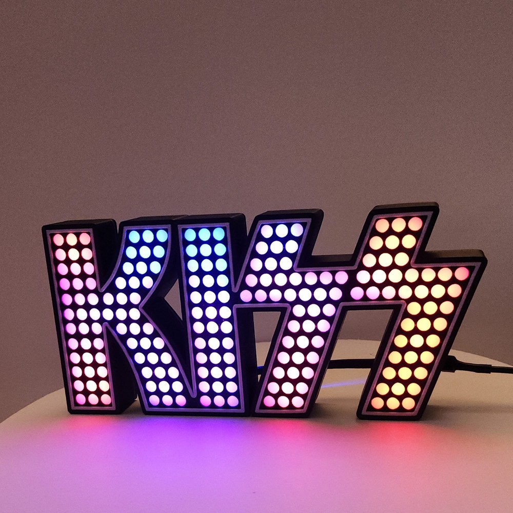 KISS 3D Lightbox | LED lights and controller | Light up the Night with KISS!