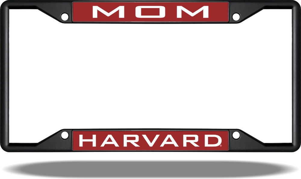Harvard MOM Black License Plate Frame