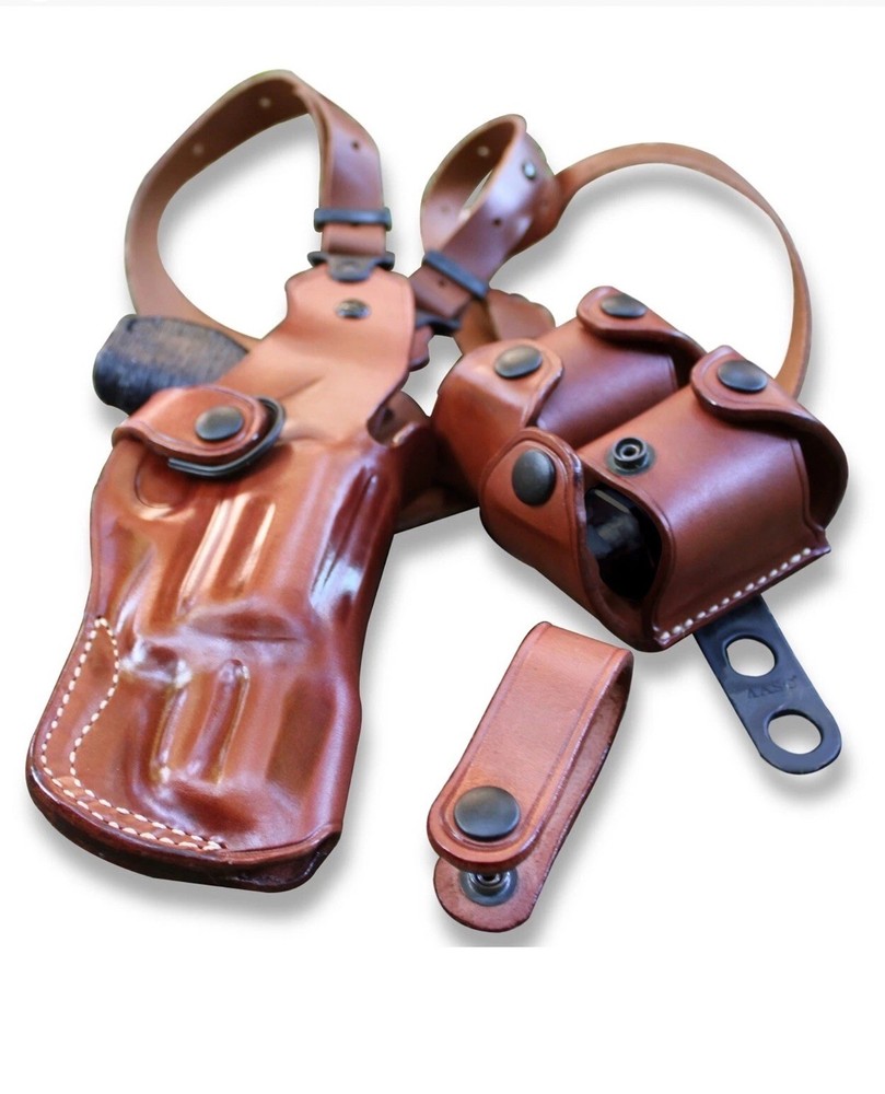 Fits Colt Python 357 Magnum 2.5”BBL Vertical Shoulder Holster #1305# RH