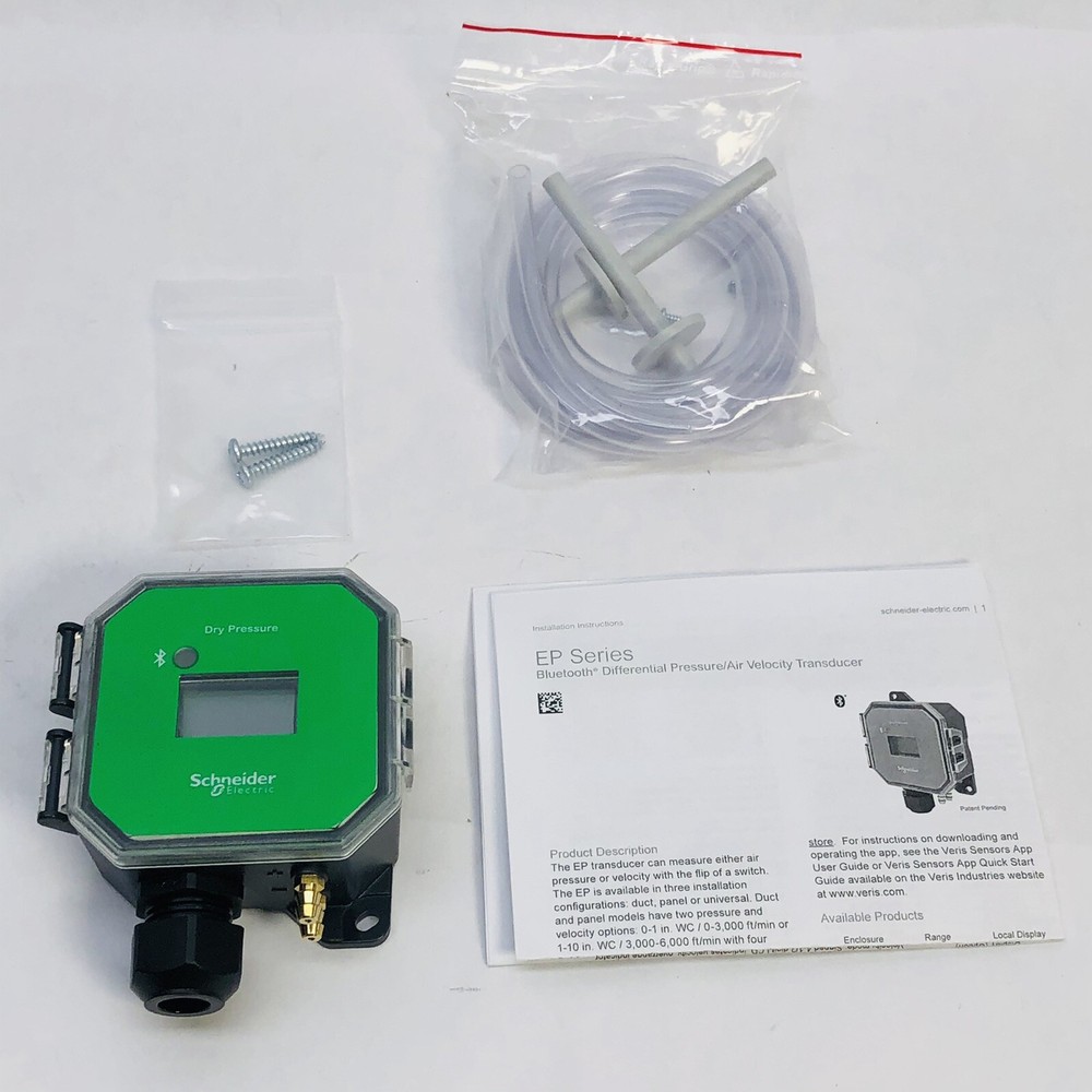 SCHNEIDER EPP302LCD DRY PANEL STATIC DIFFERENTIAL PRESSURE/AIR SENSOR MODULE