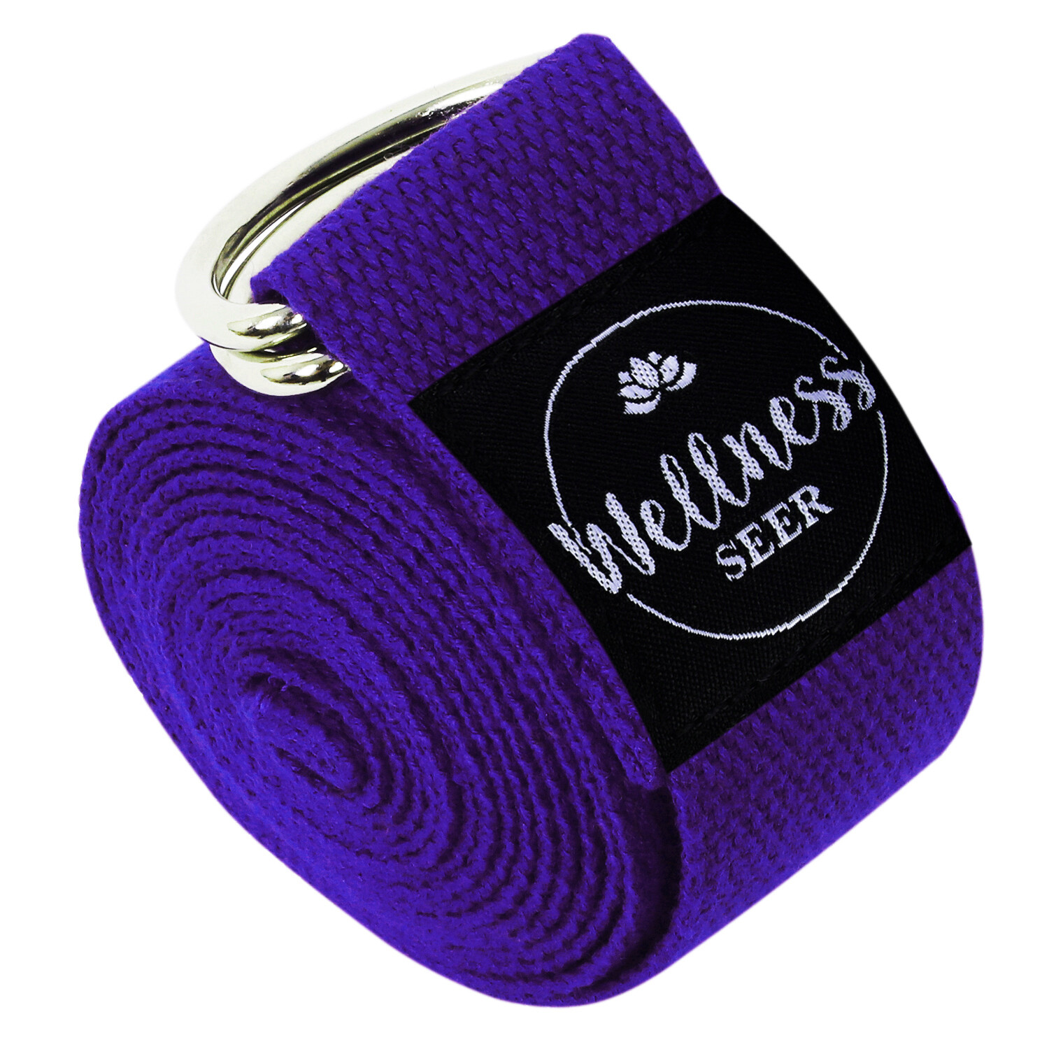 Yoga Stretch Strap Adjustable D-Ring Buckle Belt Gym Waist Leg Fitness Cotton