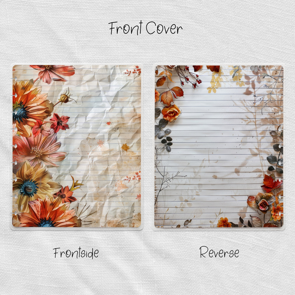 Fall Pages Leafs Classic Happy Planner Cover