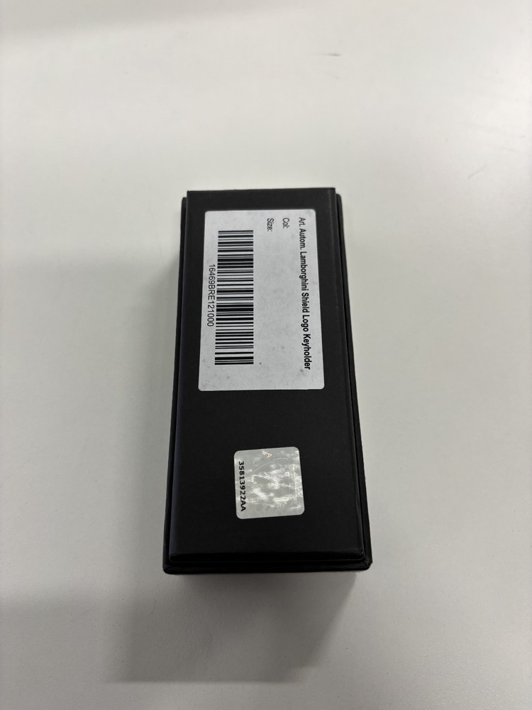 Lamborghini Keyring Gunmetal/white