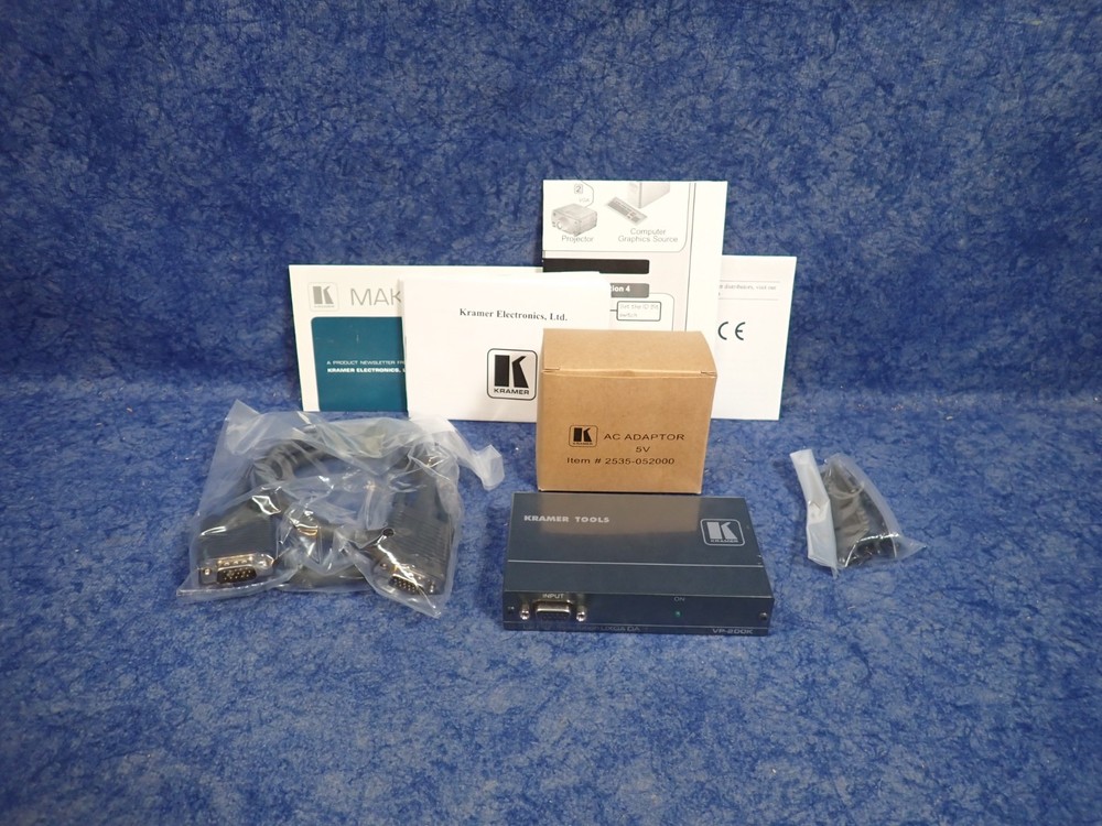 Kramer VP-200K 1:2 Computer Graphics Video Distribution Amplifier (G96)