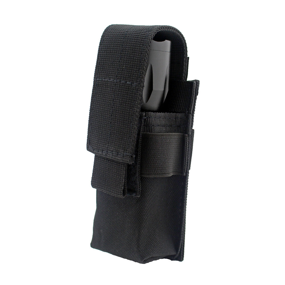 Tactical MOLLE Belt Mount Utility Tools OC Spray Flashlight Pouch Holster