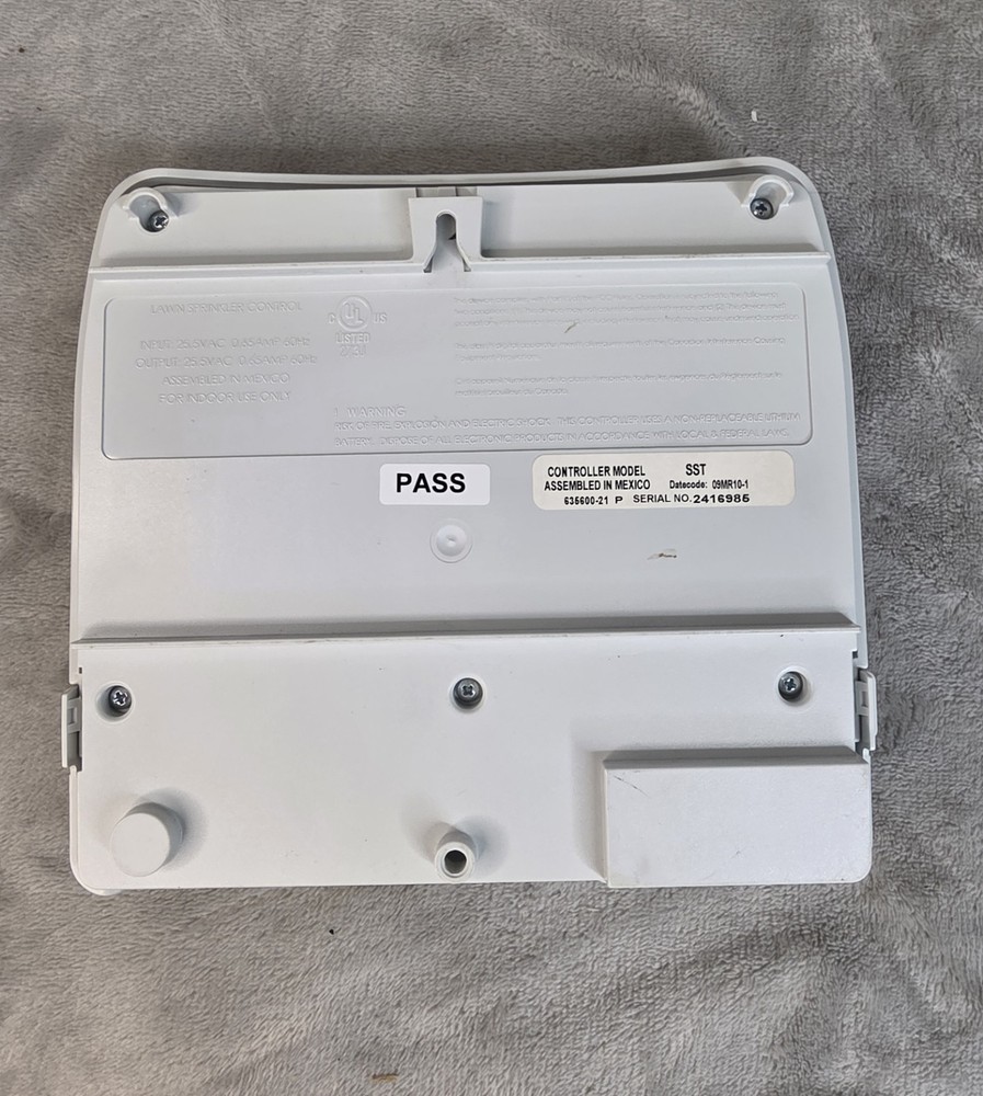 Rain Bird SST-900i Irrigation Timer Controller 9 Zone w/ Adapter Manual