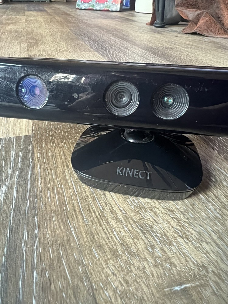 Microsoft Xbox 360 Kinect Sensor Bar Black Model 1414 Tested & Working
