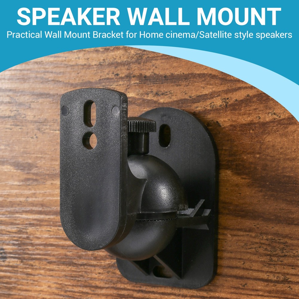 4PCS Universal Speaker Wall Mount Bracket Ceiling Stand Clamp with2799