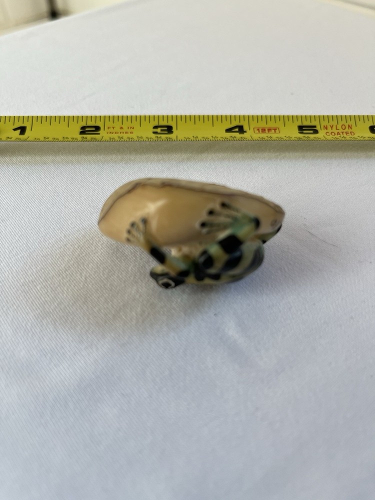 Vintage Frog Tagua Nut Carving