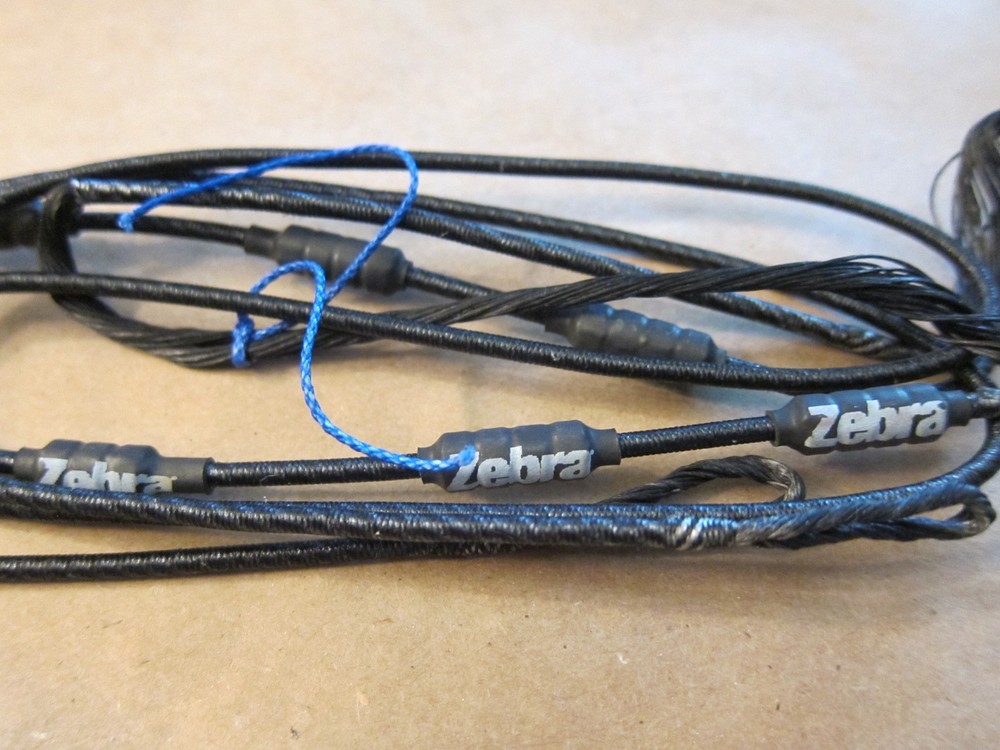 New Mathews Halon 61 5/8" String Bowstring Zebra Trophy Black Archery