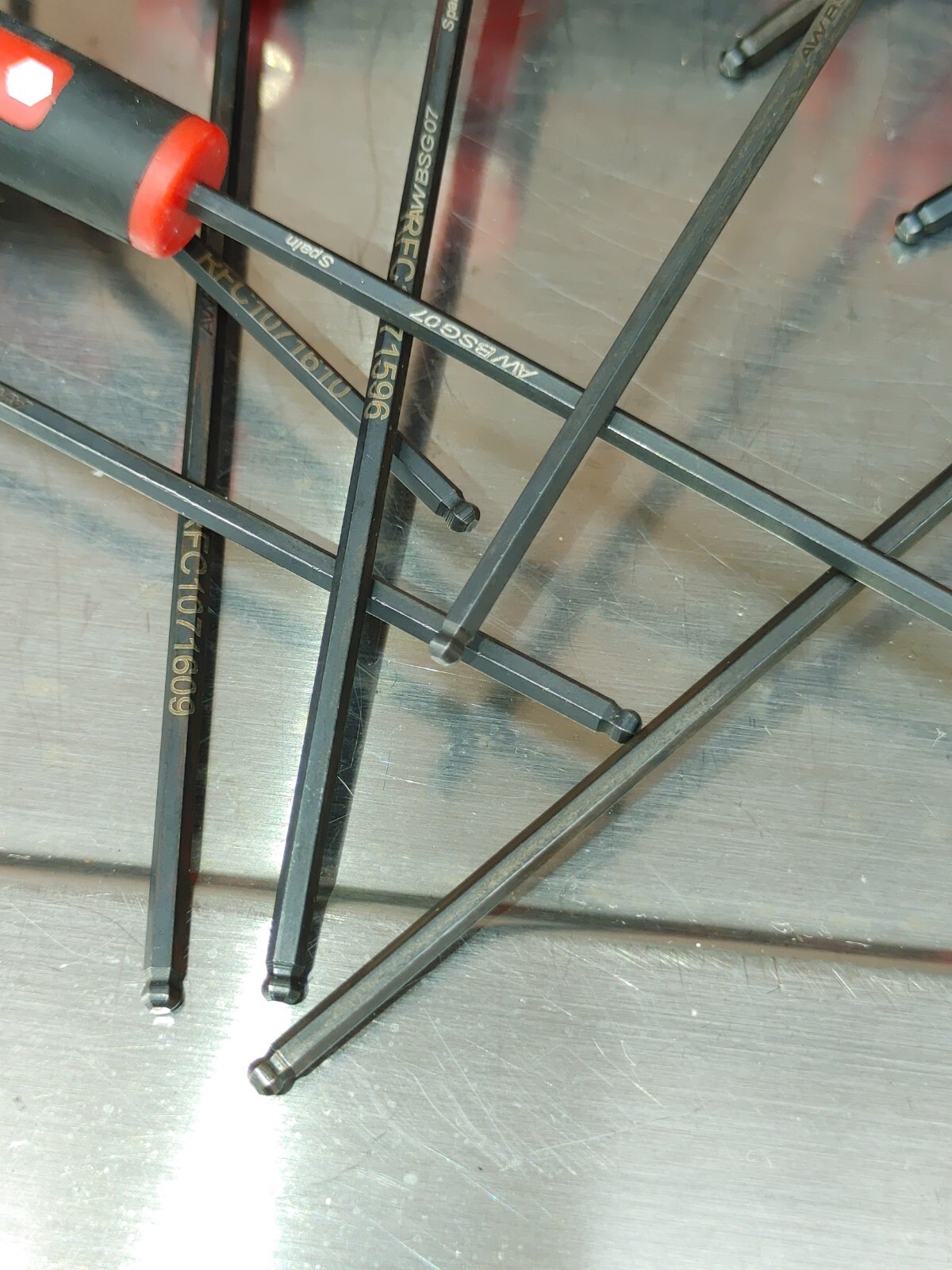 Snap-on Tools 7/64" SAE Soft Grip T-Shaped Combo Ball Hex Wrench AWBSG07