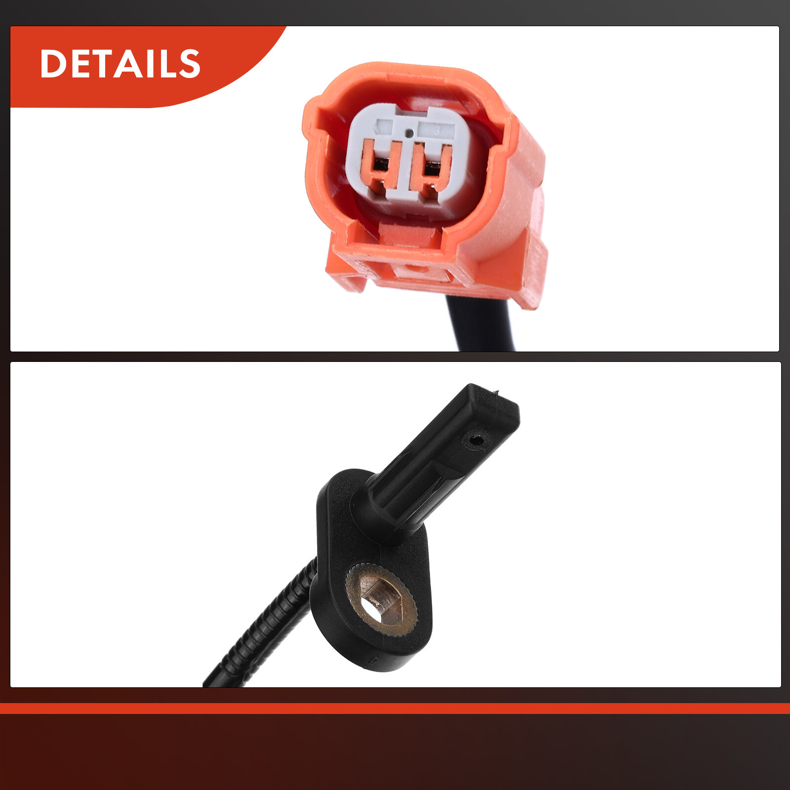 2x Front LH & RH ABS Wheel Speed Sensor for Honda Odyssey 2005 2006 V6 3.5L MPV