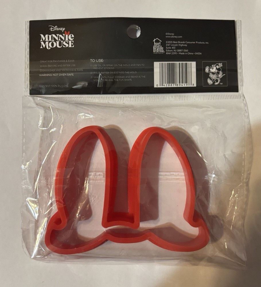 Minnie Mouse Silicone Breakfast Mold