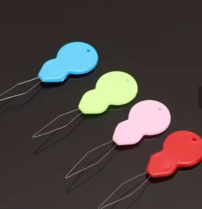 10x Plastic Needles Threader Easy Threading for hand Sewing Craft Tool DIY art
