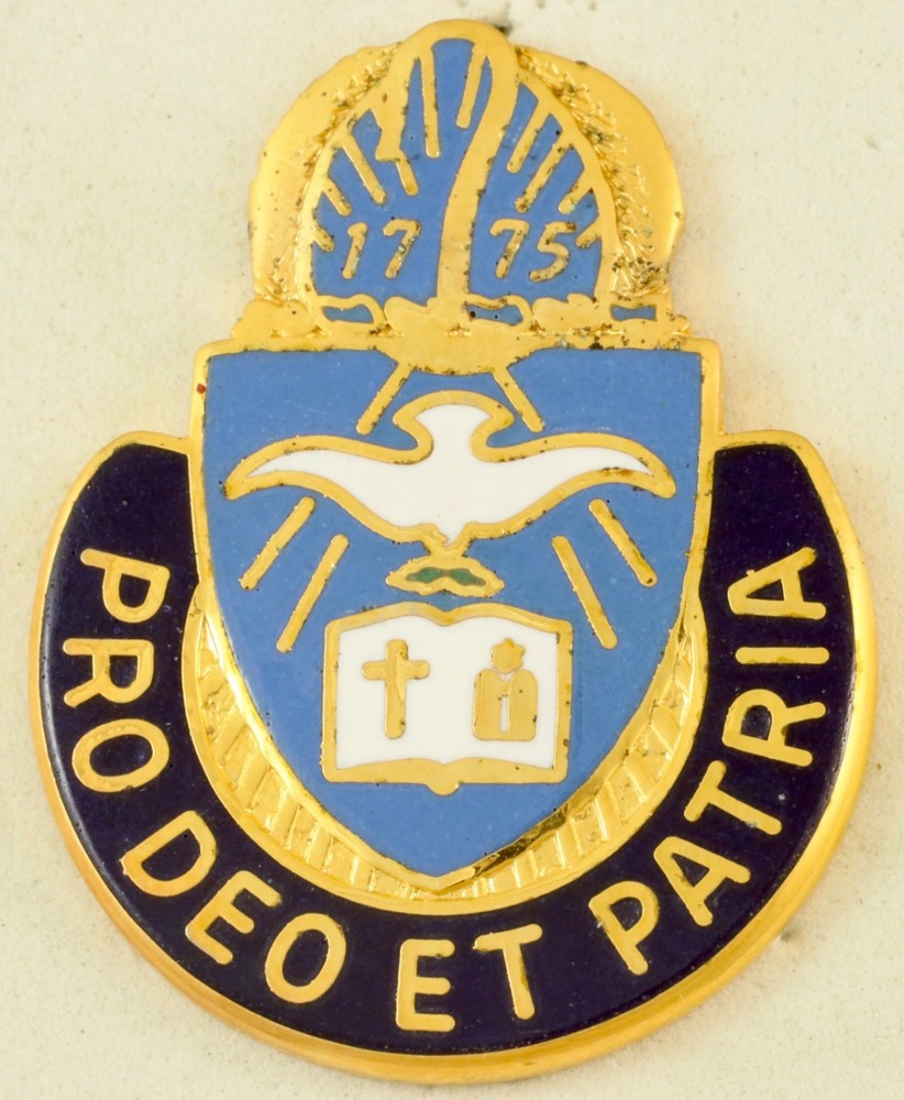 US Army Chaplains Corps Crest DI/DUI CB D22 HM