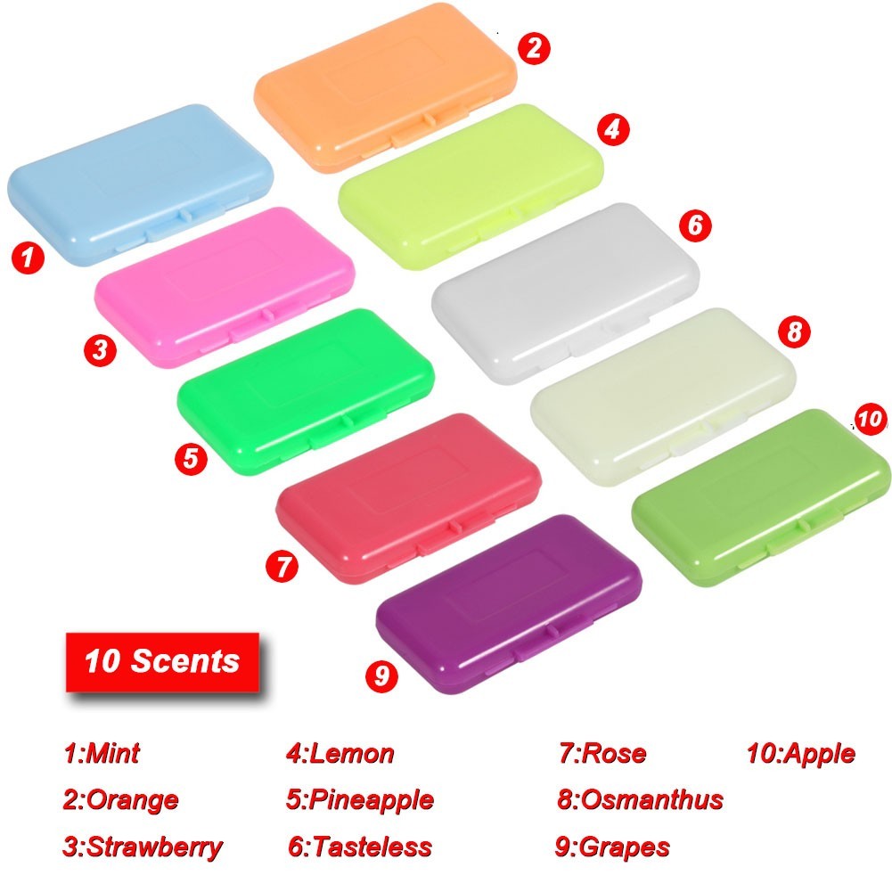 50 Packs Dental Orthodontic Ortho Wax 10 Scent For Braces Gum Irritation