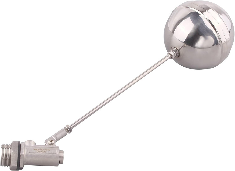 Stainless Steel Float Ball Valves - 3/4” NPT Male Thread Flow Control Float Sens