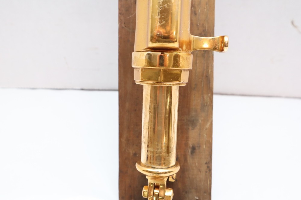 Vintage Solid Brass Maritime Nautical Marine Galley Hand Pump