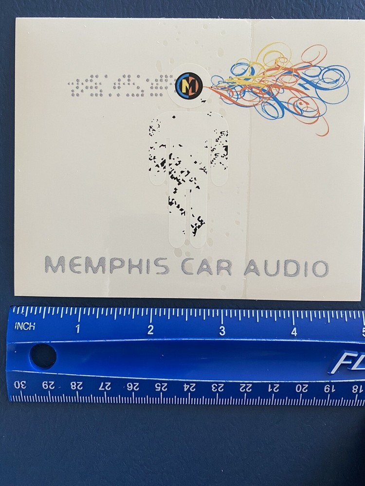 Memphis car audio Decal/Sticker
