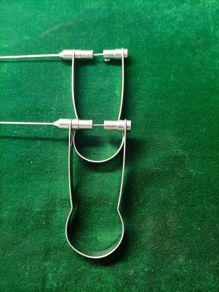 2pc Laparoscopic PCNL Tripronge Forceps 3FR 60cm Reusable Surgical Instruments