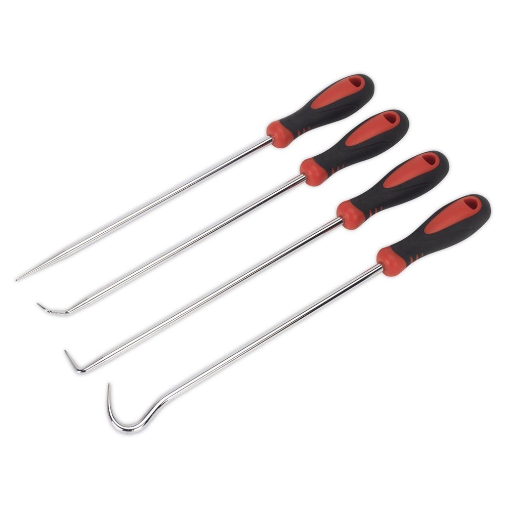 Sealey VS5210 Pick & Hook Set 4pc Extra-Long