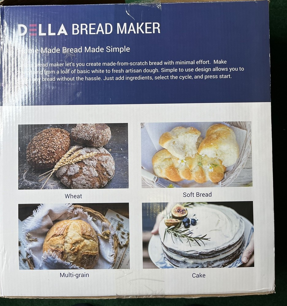 Della 032-BMK-301 Stainless Steel Bread Maker Machine