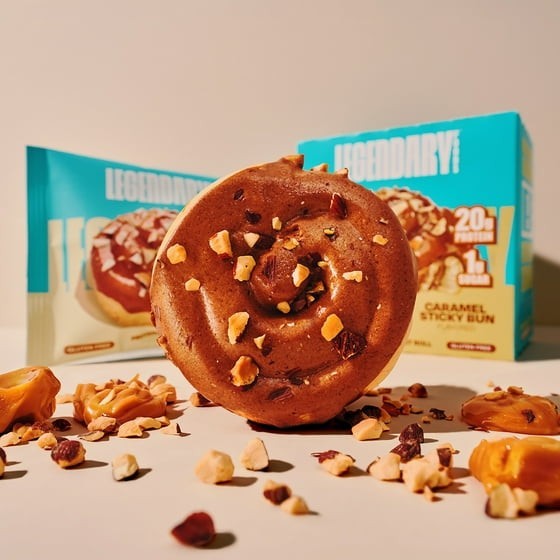 Legendary Foods-Protein Sweet Roll-Caramel Sticky Bun 9.2oz/ 4ct