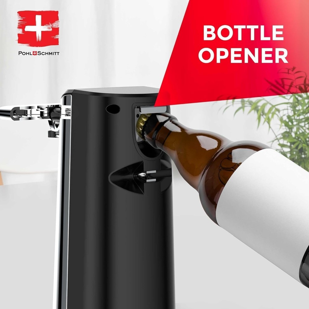 Electric Can Opener with Knife Sharpener – Effortless & Safe Kitchen Solution