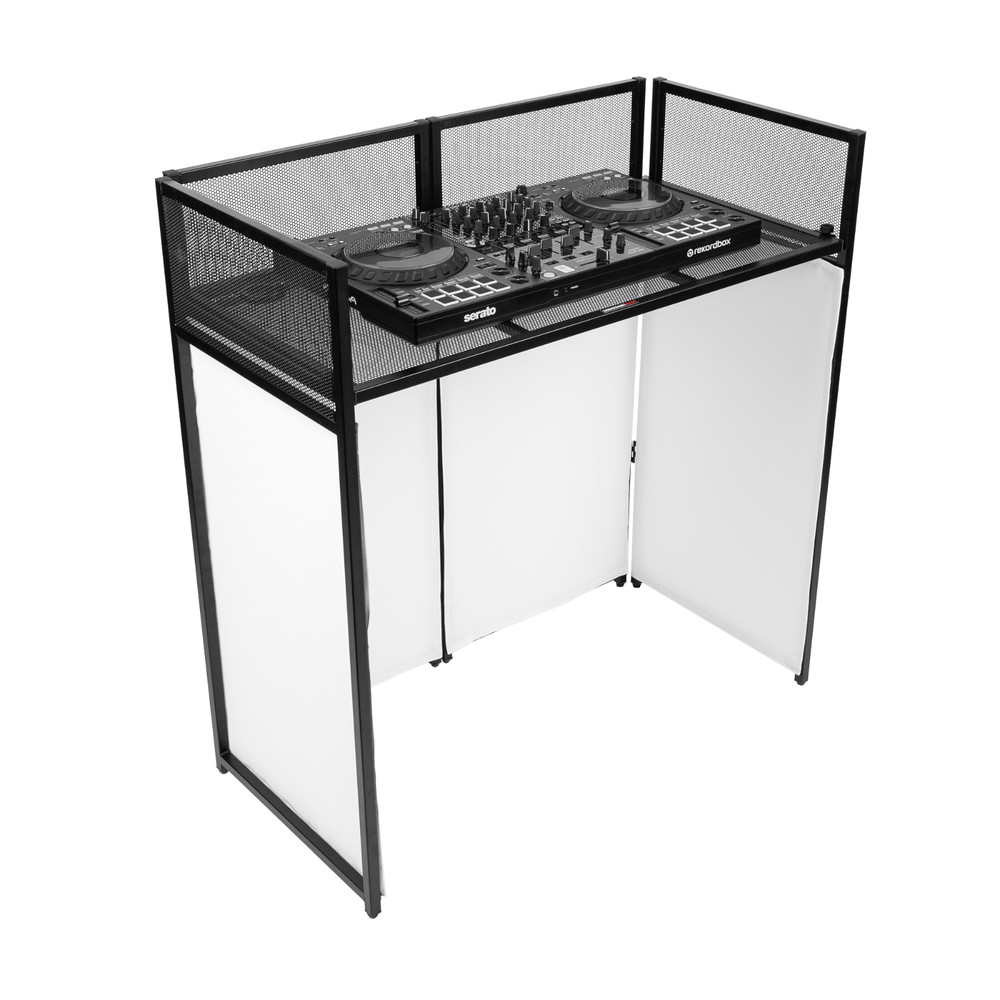 Gator Frameworks DJ Series Performance Facade with Carrying Bag, Foldable Booth